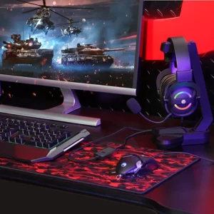 Headset Gamer USB 7.1 rgb Light DHE-8006 9NG19AA HP - Woozen