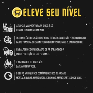 Pc Gamer Completo i5 16Gb Hd 1Tb Gt740 Fonte 500w Monitor 19 - Woozen