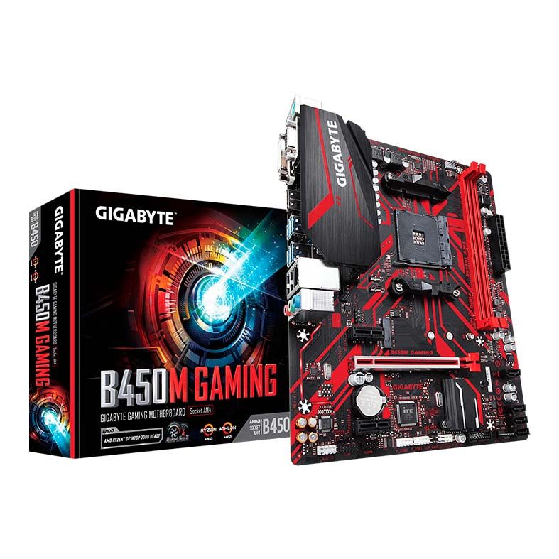 Placa Mãe Gigabyte B450m Gaming Ddr4 Socket Am4 Chipset Amd B450
