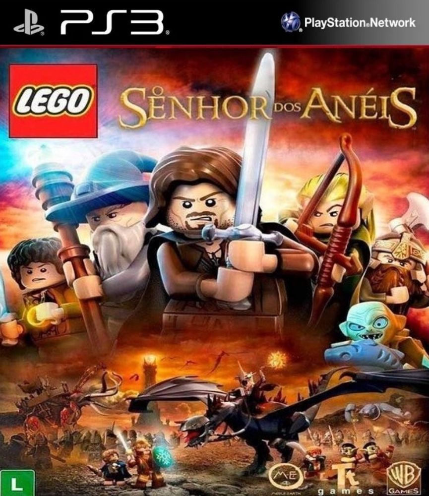 LEGO Senhor Dos Aneis Midia Digital Ps3