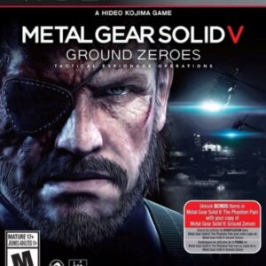 Metal Gear Solid 5 Ground Zeroes Midia Digital Ps3