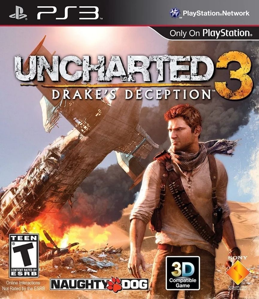 Uncharted 3 Dublado Ps3 Psn Midia Digital