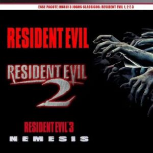 Resident Evil 1 + 2 + 3 Trilogy (Clássico Ps1) Midia Digital Ps3